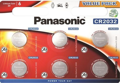 Panasonic Lithium Power CR2032 - 6er Blister