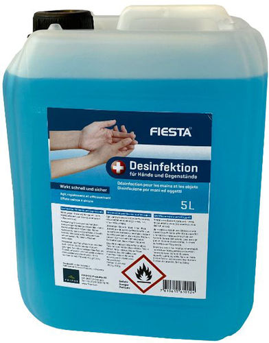 Fiesta Desinfektionsmittel Kanister 5L Hände & Gegenstände